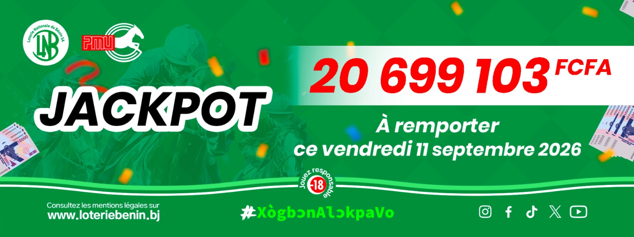 Jackpot du 11 septembre 2026